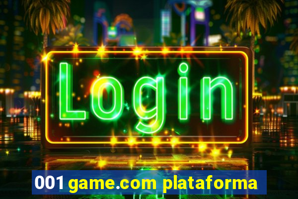 001 game.com plataforma